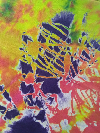 Shibori parasol Ginga (Galaxy) — display detail by Yuriko Yuco Yoshikawa
