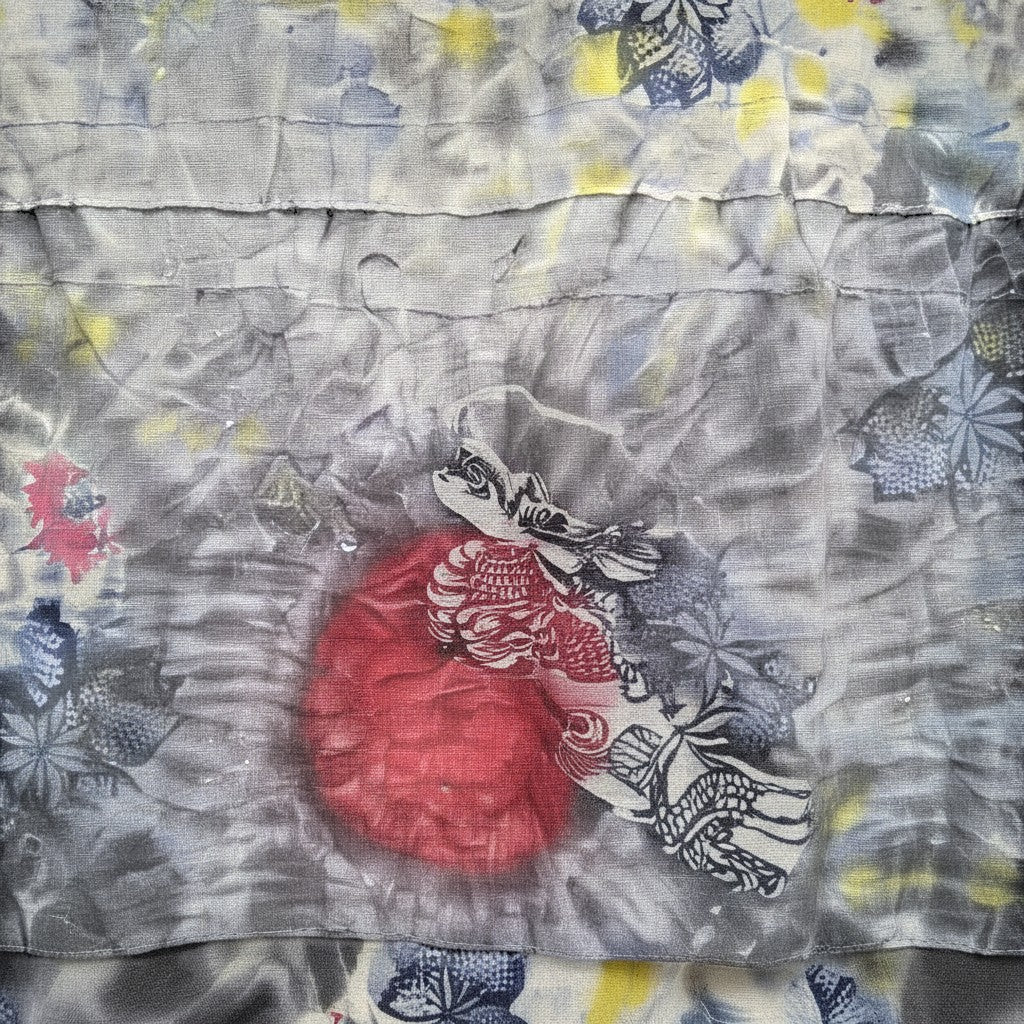 Ginga no Yoake tapestry — hanging display view by Yuriko Yuco Yoshikawa
