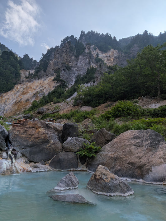 Eternal Life 森の精霊 — Mountain stream and forest landscape by Yuriko Yuco Yoshikawa