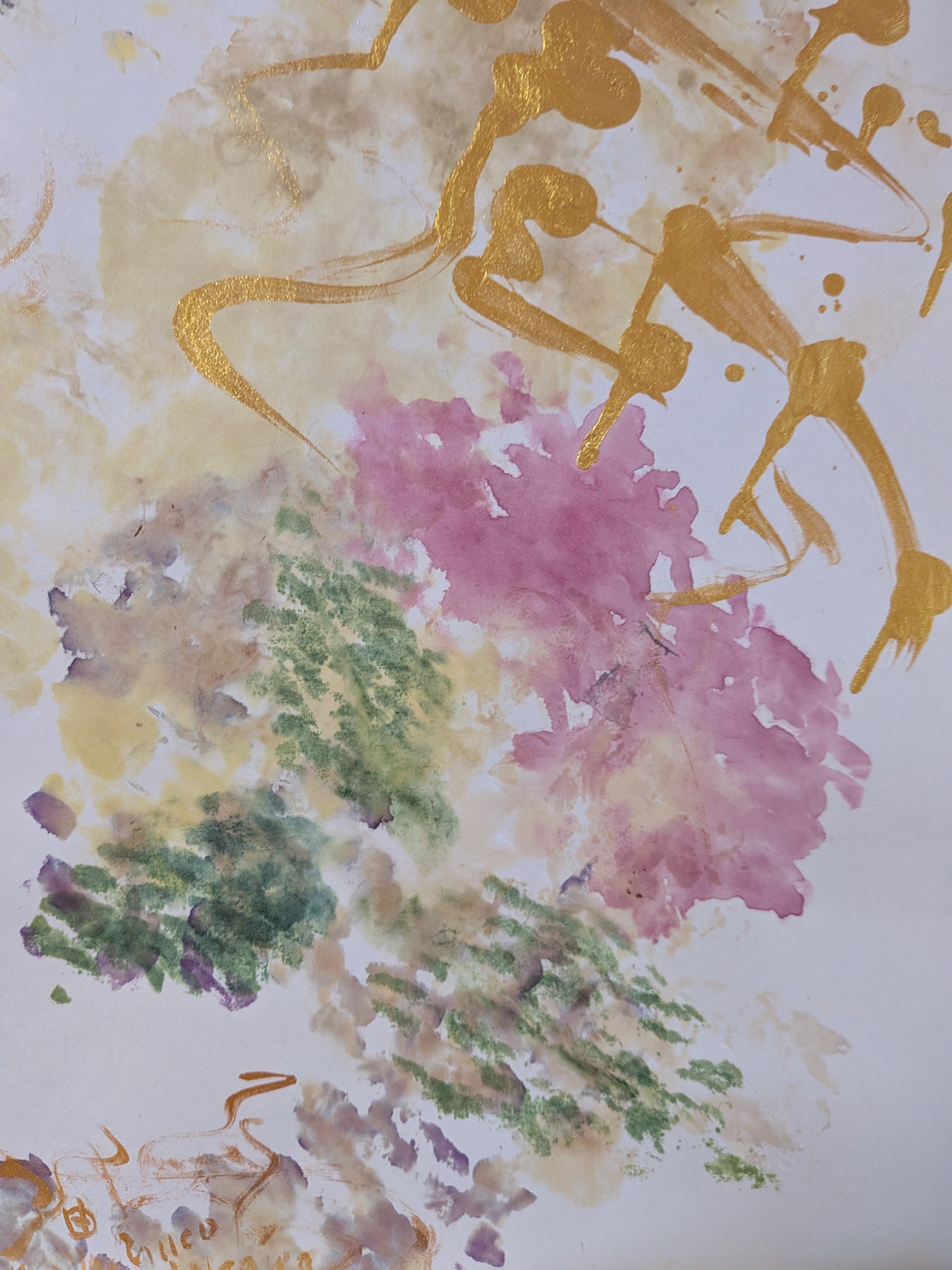 半夏生の花が咋く / Hangesho — White Flowers in Bloom by Yuriko Yuco Yoshikawa